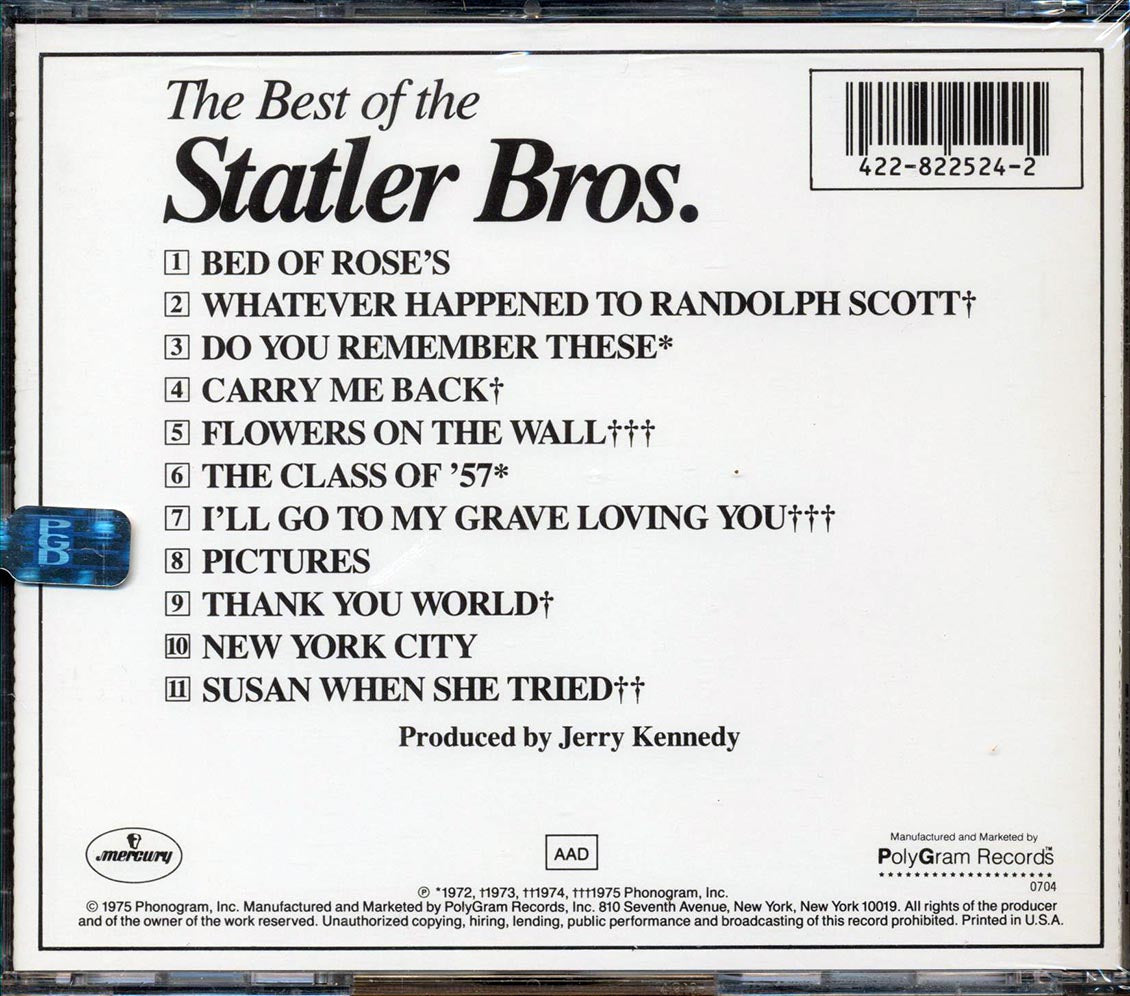 Statler Brothers - The Best Of The Statler Brothers