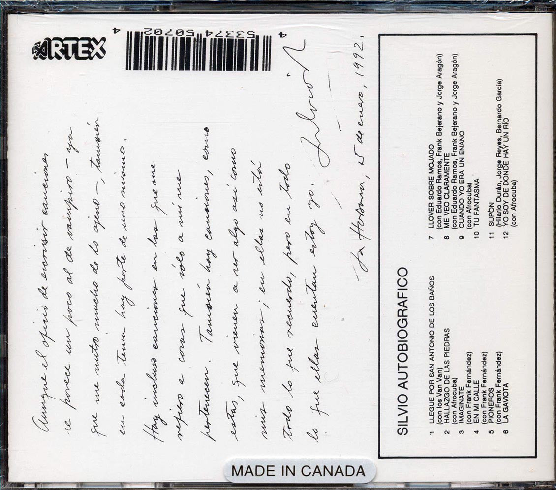 Silvio Rodriguez - Auto Biografico