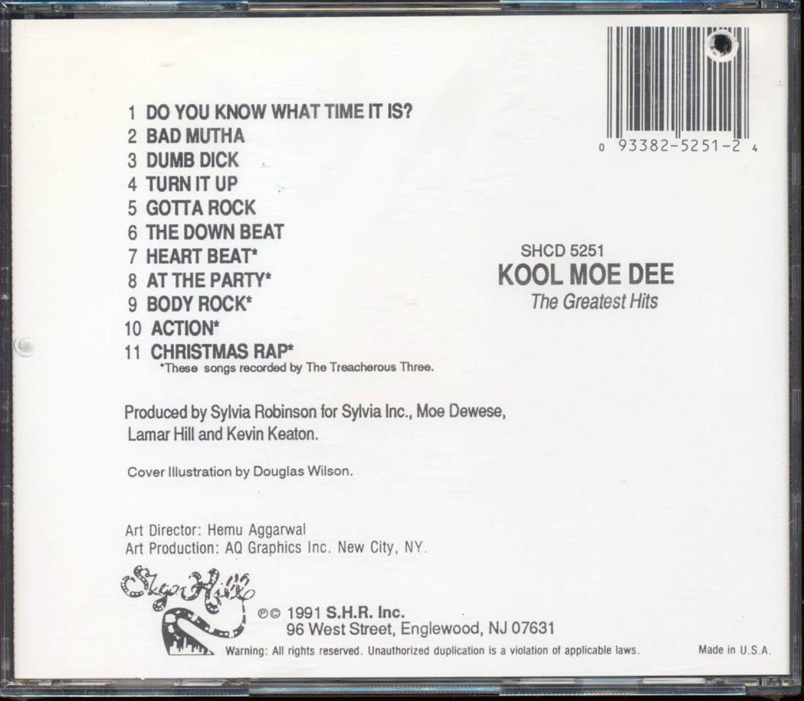 Kool Moe Dee - The Greatest Hits (marked/ltd stock)