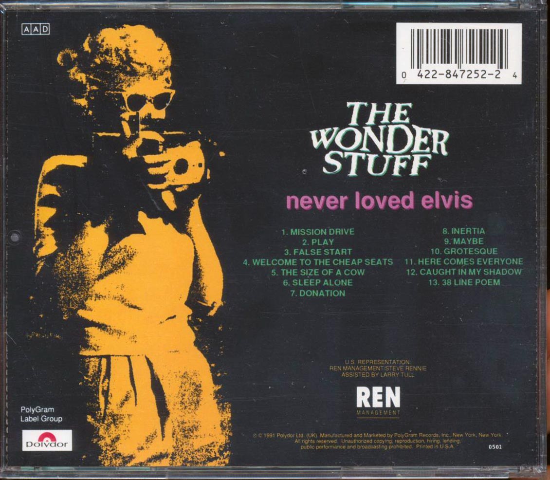 The Wonder Stuff - Never Loved Elvis