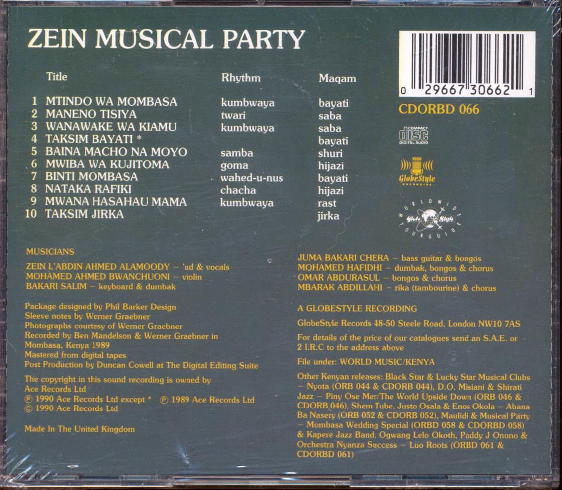 Zein Musical Party - Mtindo Was Mombasa The Style Of Mombasa