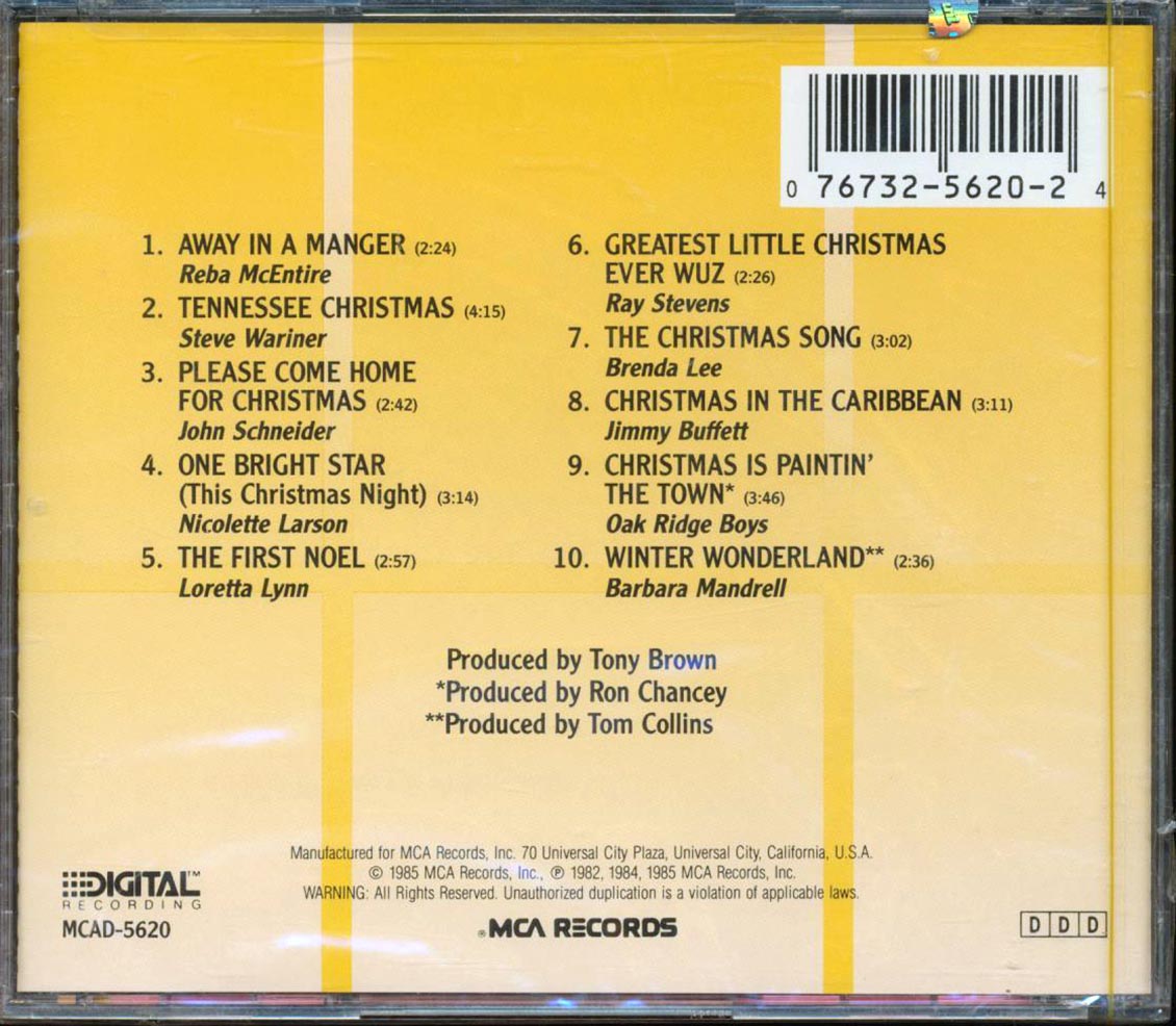 Reba McEntire, Steve Wariner, John Schneider, Etc. - Tennessee Christmas