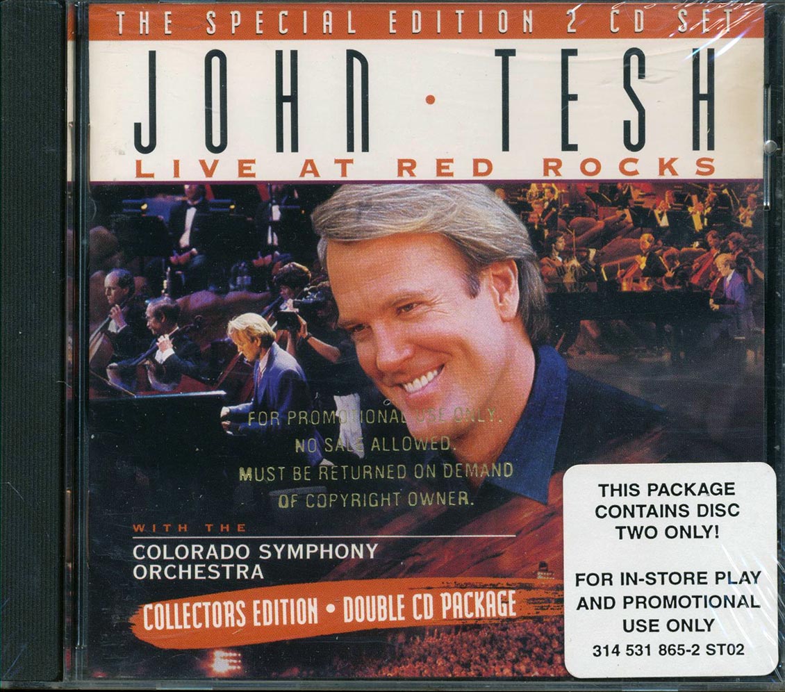 John Tesh With The Colorado Symphony Orchestra - Live At Red Rocks (marked/ltd stock)