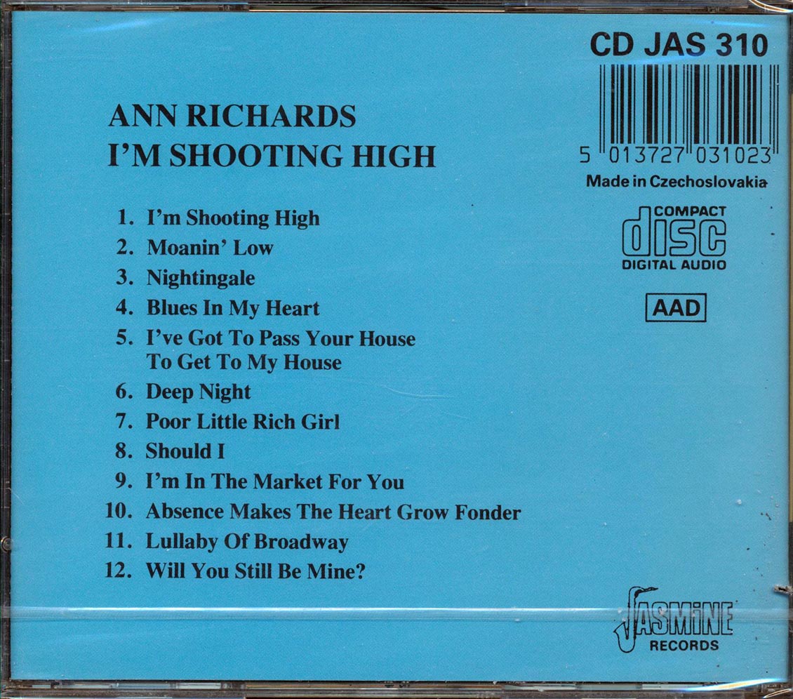 Ann Richards - I'm Shooting High