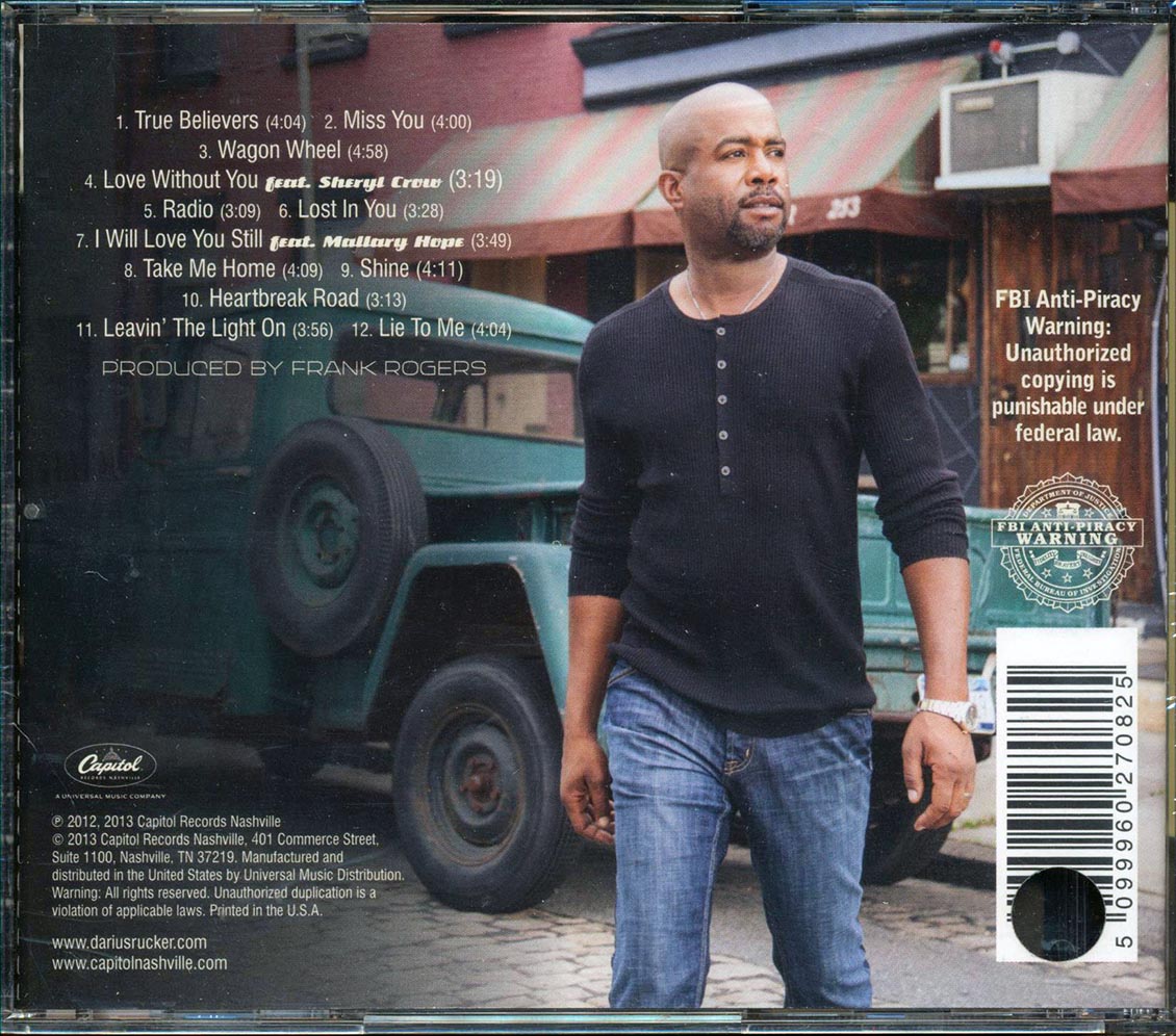 Darius Rucker - True Believers (marked/ltd stock)