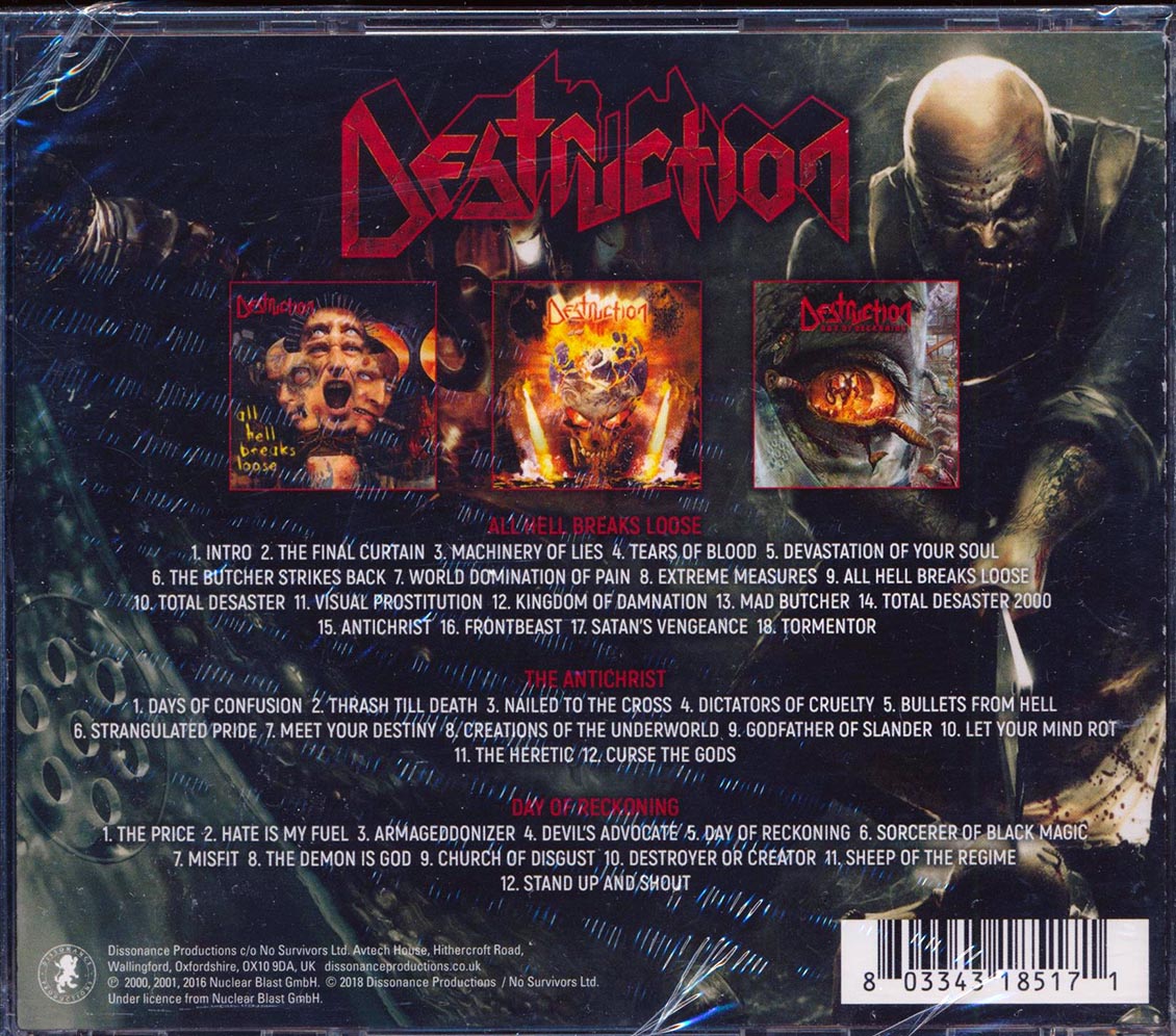 Destruction - The Nuclear Blast Recordings (42 tracks) (3xCD)