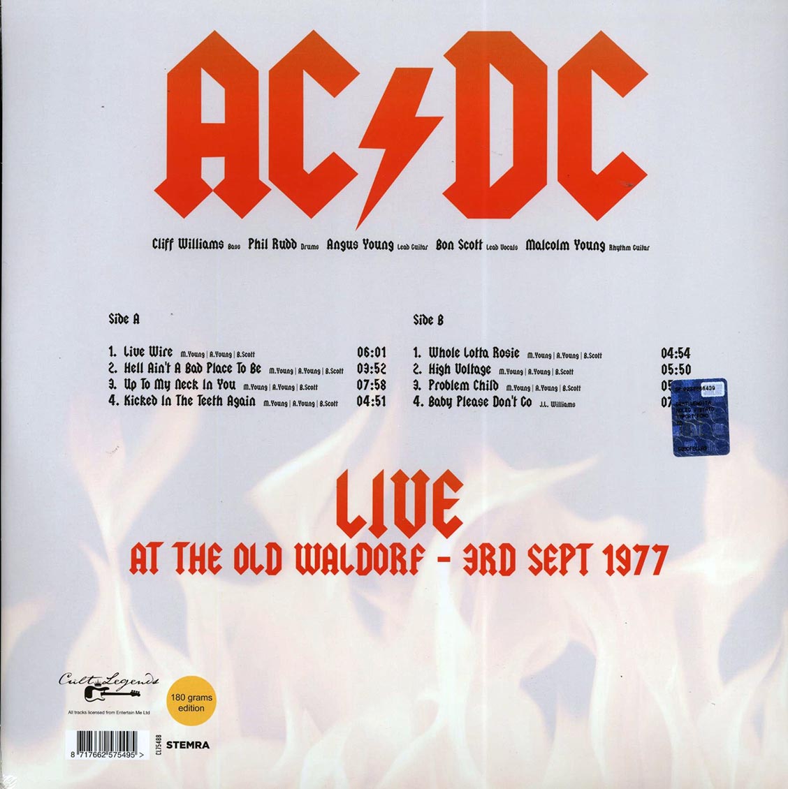 AC/DC - Live At The Old Waldorf: 3rd Sept 1977