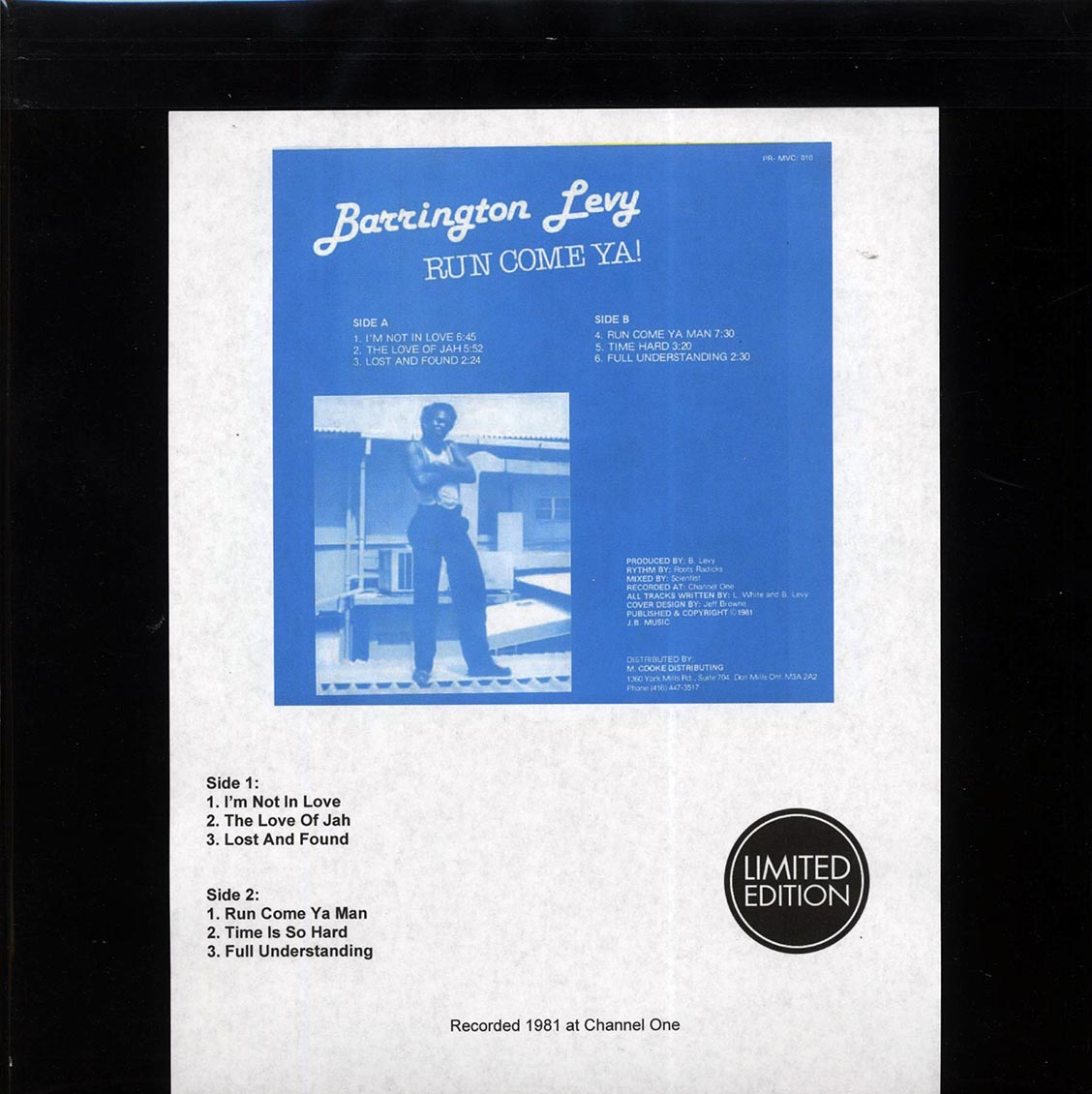 Barrington Levy - Run Come Ya
