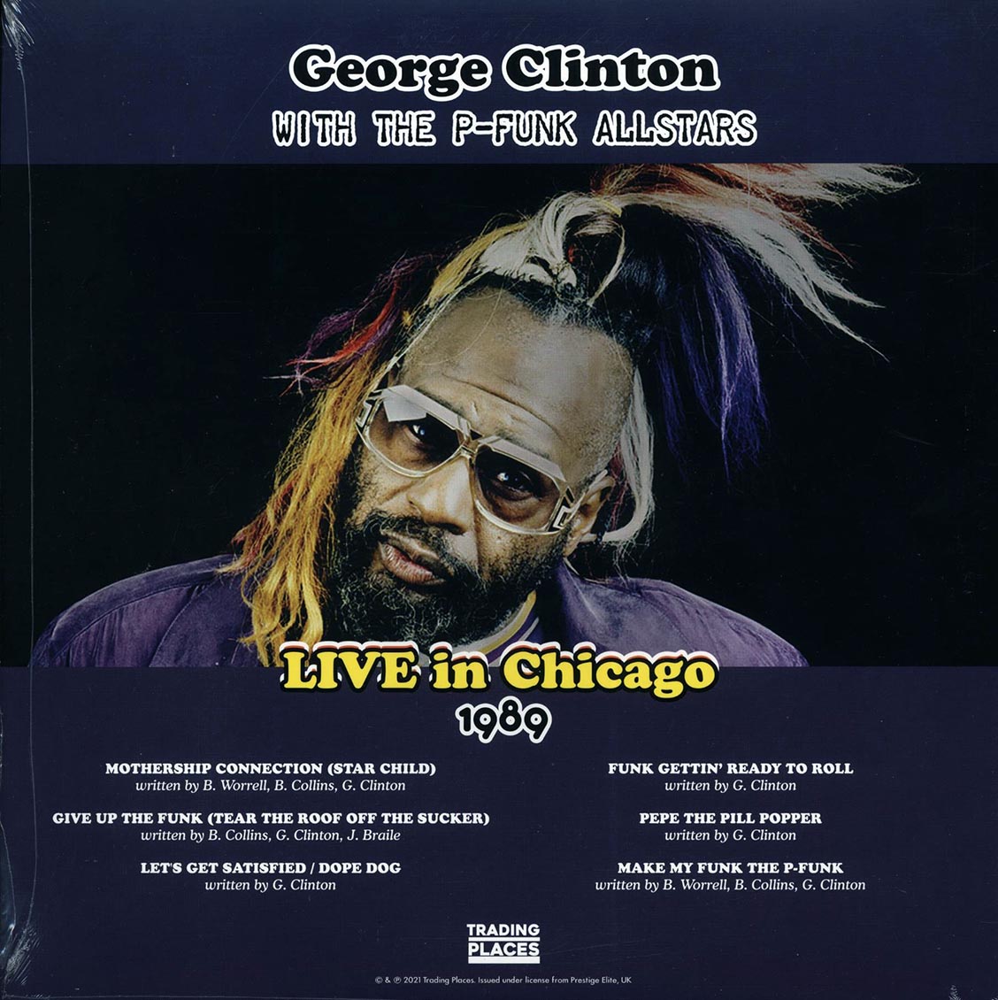 George Clinton, P-Funk Allstars - Live In Chicago 1989 (splatter vinyl)