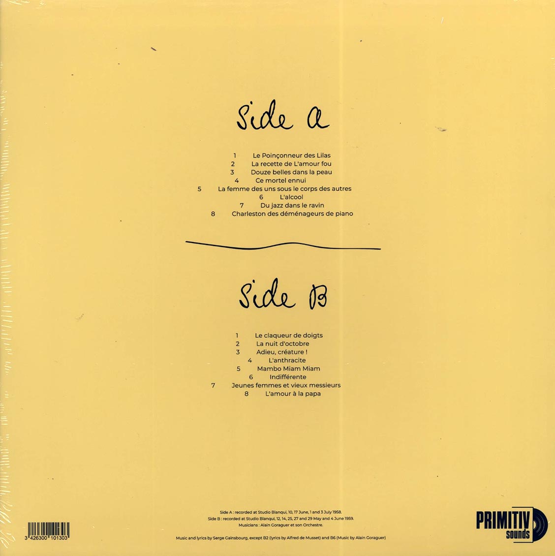 Serge Gainsbourg - La Recette D L'Amour Fou (180g)