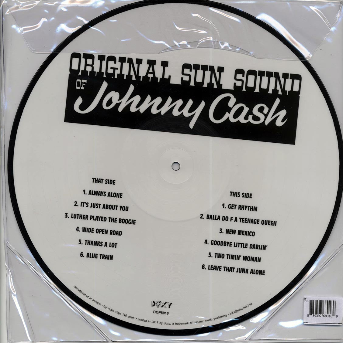 Johnny Cash - Original Sun Sound Of Johnny Cash (picture disc)