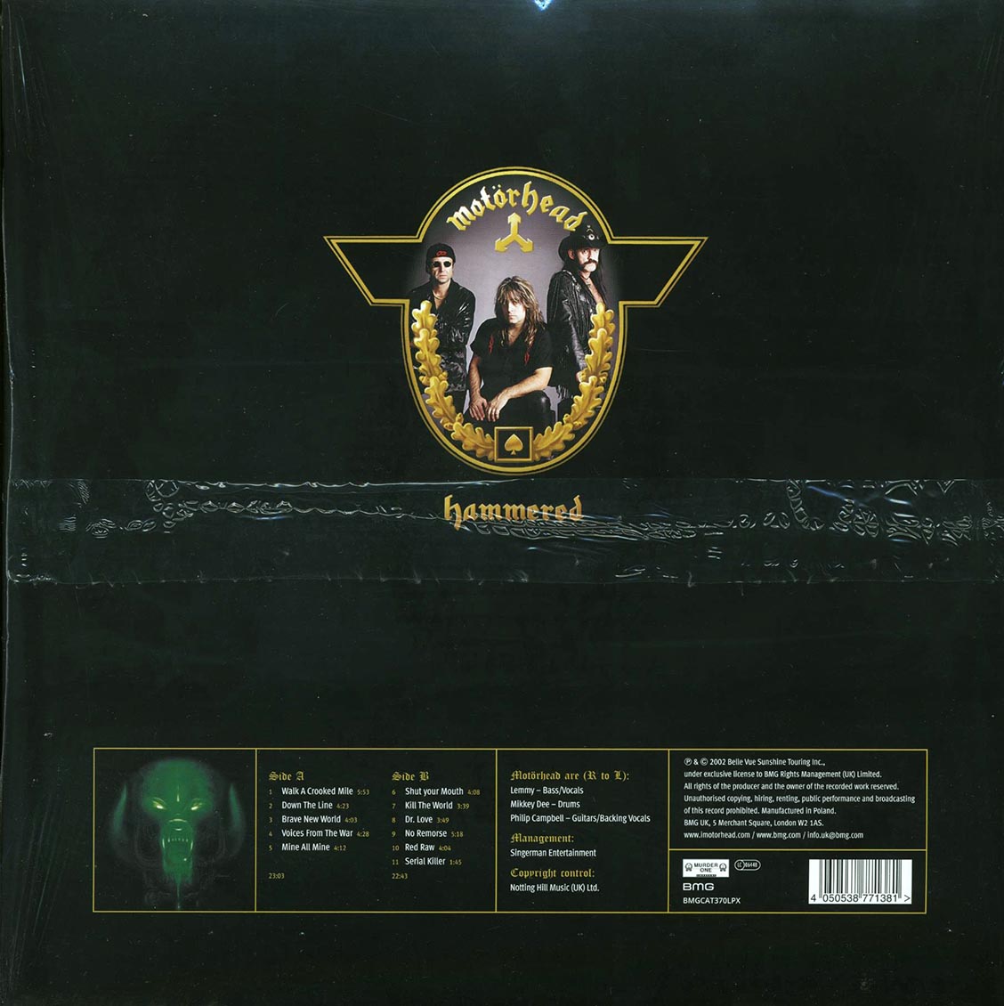 Motorhead - Hammered (20th Anniv. Ed.) (ltd. ed.) (colored vinyl)