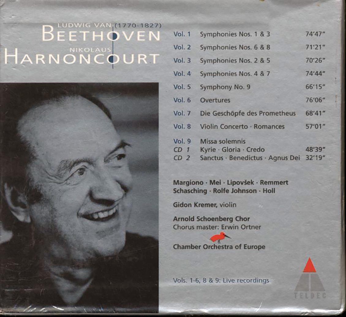 Beethoven, Chamber Orchestra Of Europe, Nikolaus Harnoncourt - Harnoncourt, Beethoven (10xCD) (box set)