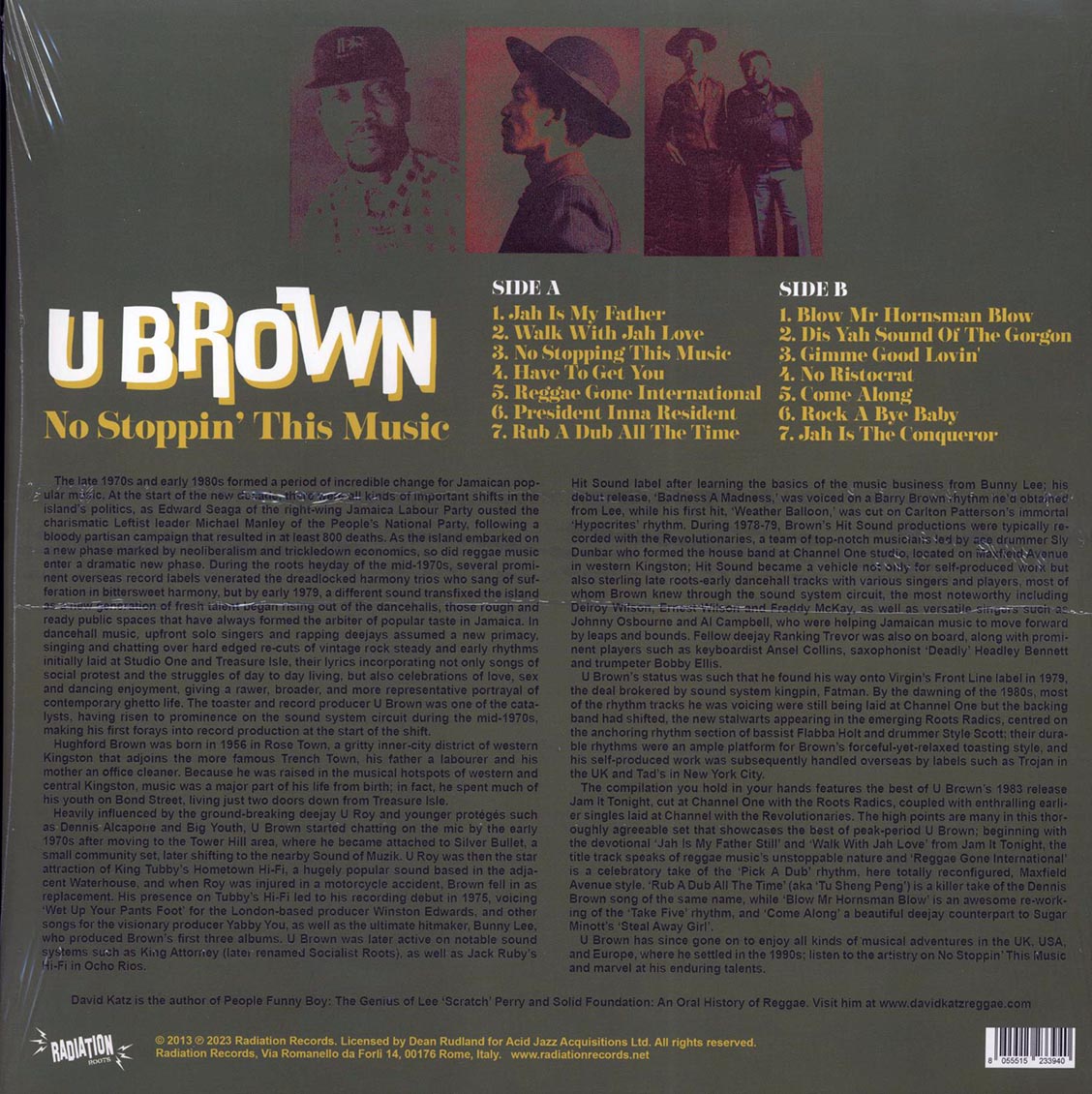 U Brown - No Stoppin' This Music