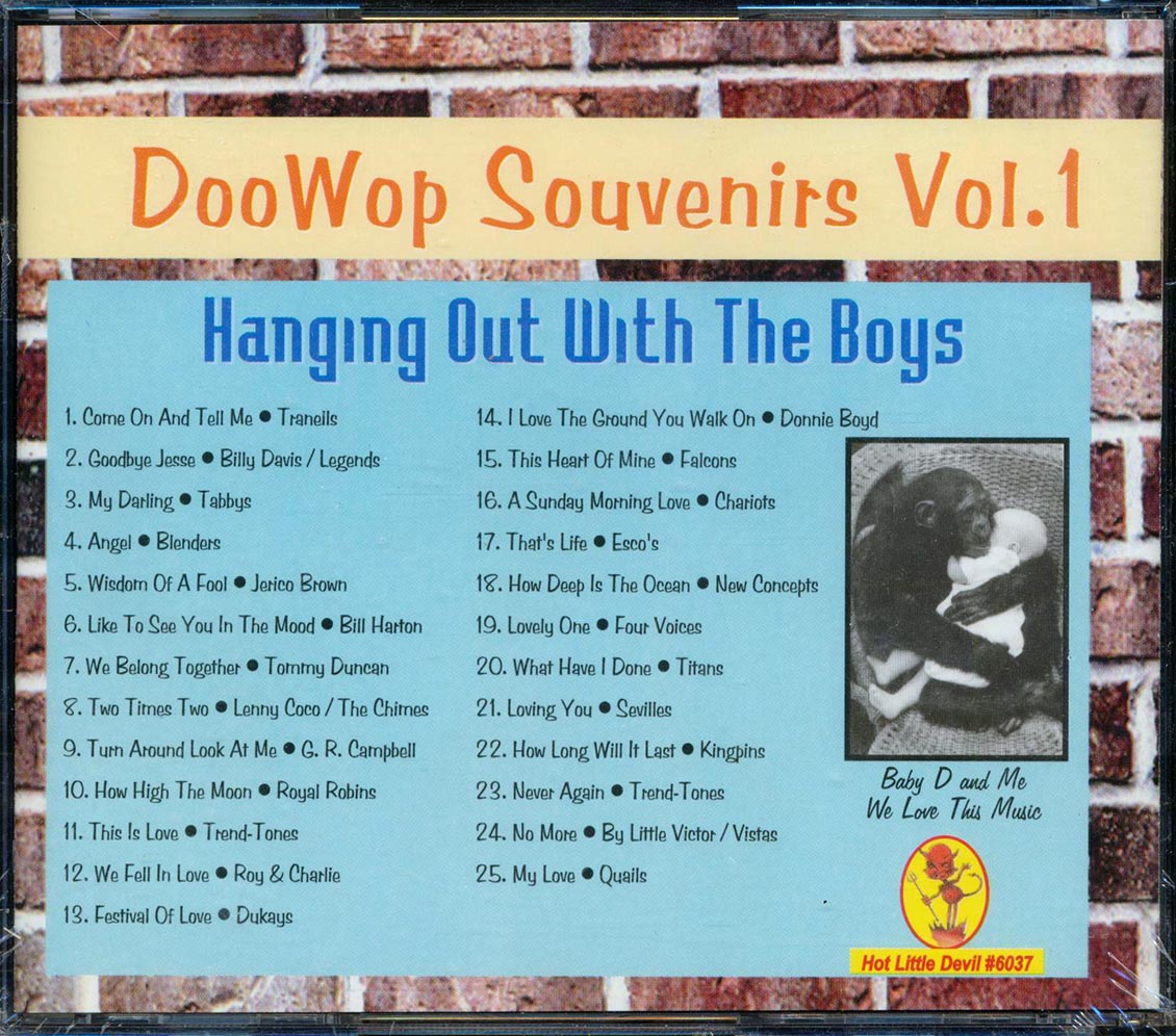The Falcons, The Blenders, The Tranells, Etc. - Doo Wop Souvenirs Volume 1: Hanging Out With The Boys (25 tracks)
