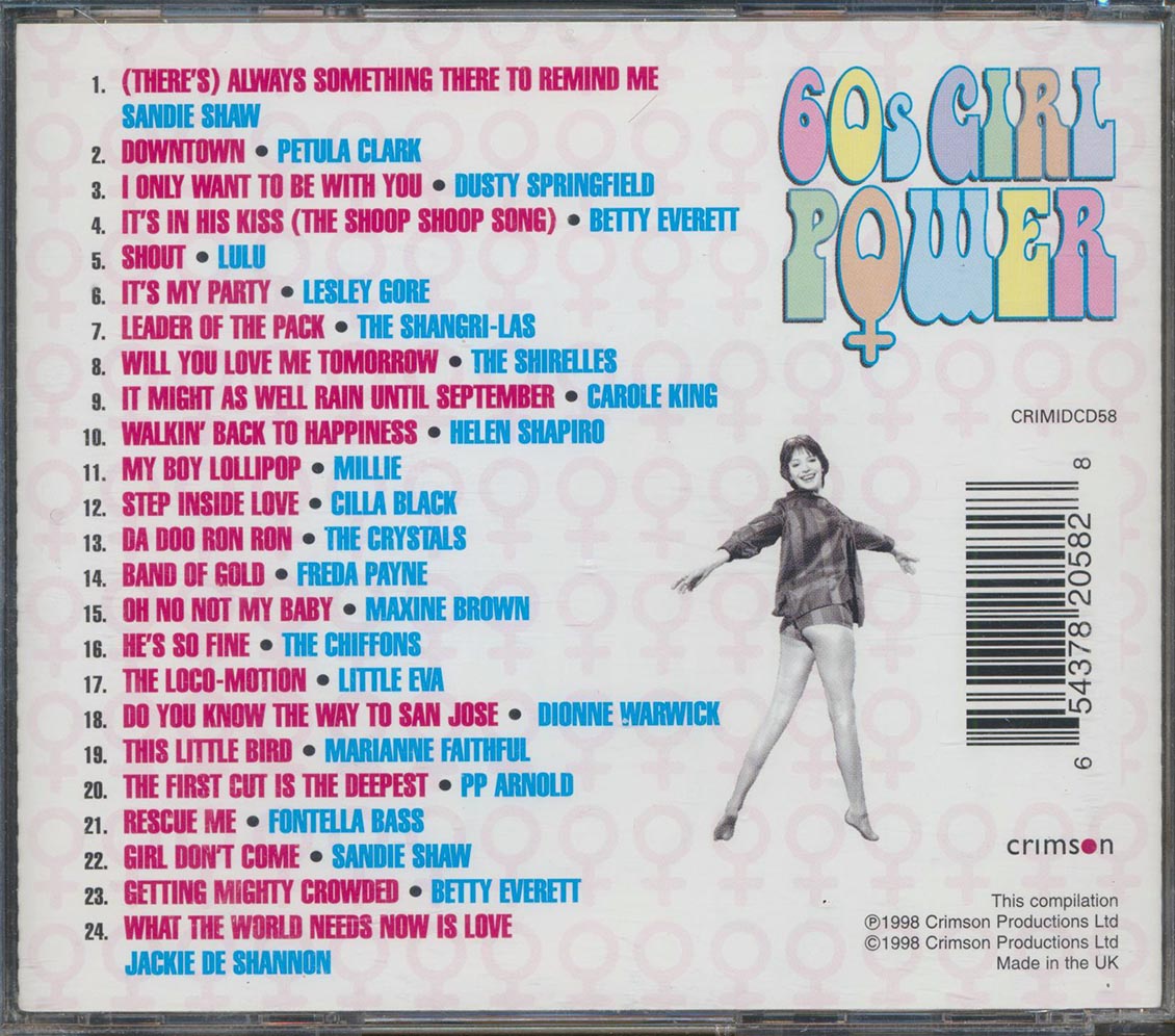 Little Eva, Sandie Shaw, Betty Everett, Etc. - 60s Girl Power: 24 Smash Hits From The Sixties (24 tracks)