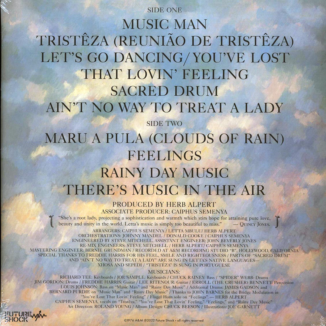 Letta Mbulu - There's Music In The Air (ltd. 500 copies made) (180g) (blue vinyl)