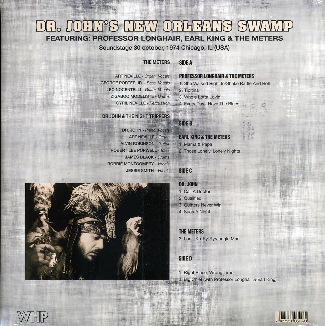 Dr. John, Professor Longhair, Earl King, The Meters - Dr. John's New Orleans Swamp: Soundstage, Chicago, October 30th, 1974 (2xLP)