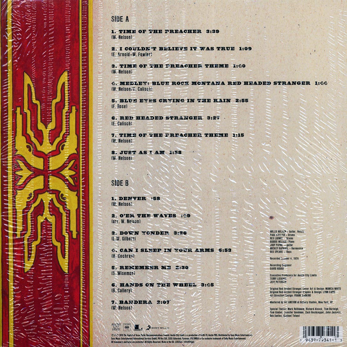 Willie Nelson - Red Headed Stranger: Live From Austin City Limits (RSD 2020)
