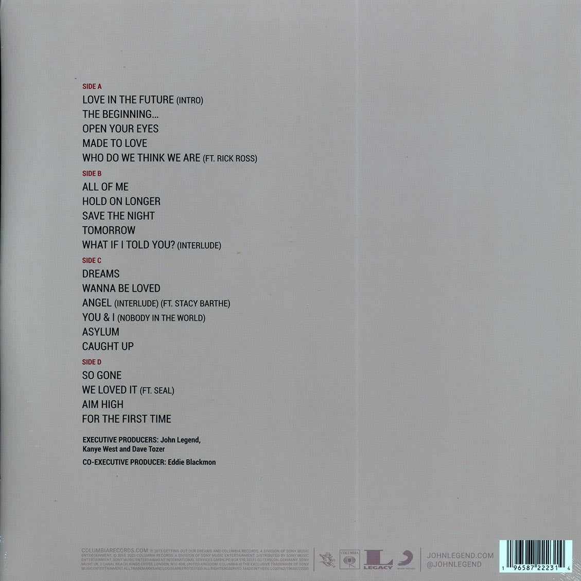 John Legend - Love In The Future (10th Anniv. Ed.) (2xLP)