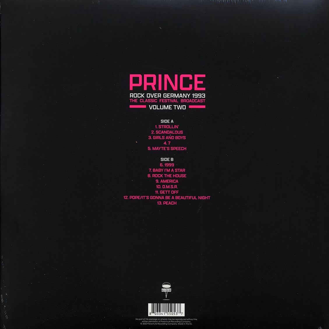 Prince - Rock Over Germany 1993 Volume 2: The Classic Festival Broadcast