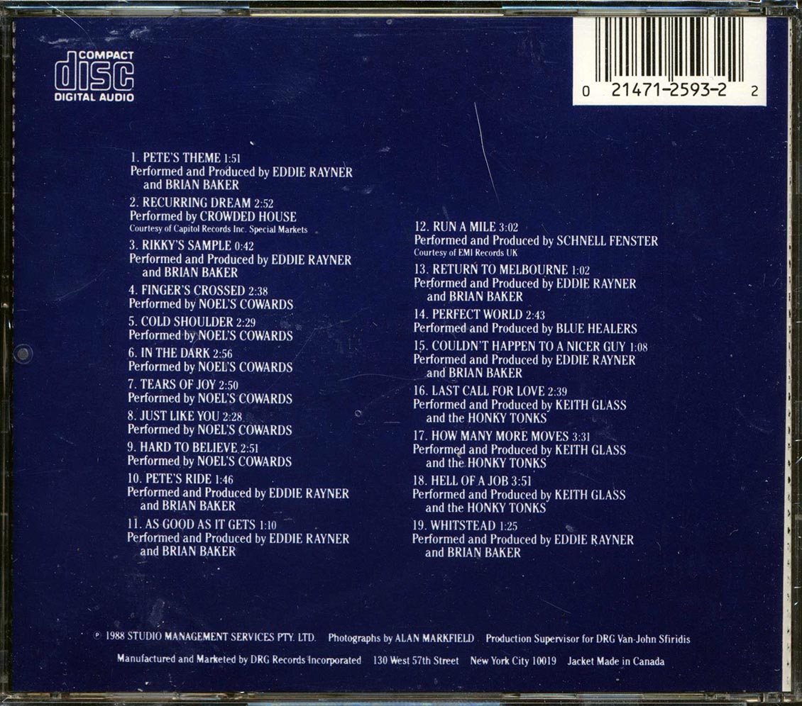 Crowded House, Noel's Cowards, Eddie Rayner - Rikky And Pete Original Soundtrack