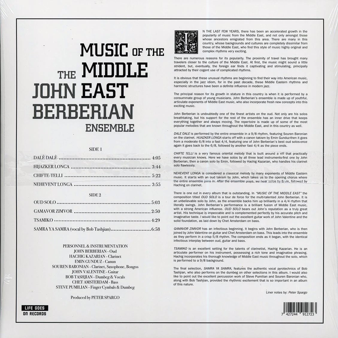 The John East Berberian Ensemble - Music Of The Middle East