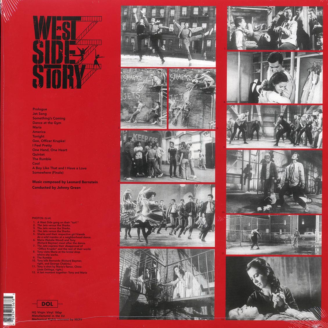 Leonard Bernstein - West Side Story: Original Soundtrack Recording (180g) (red vinyl)