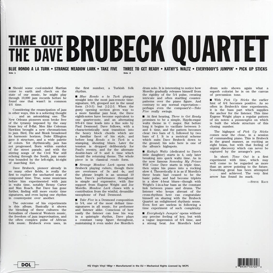 The Dave Brubeck Quartet - Time Out (180g)