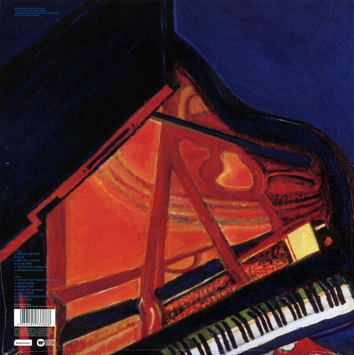 Simply Red - Blue (25th Anniv. Ed.) (remastered) (blue vinyl)