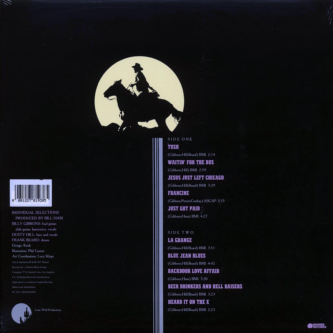 ZZ Top - The Best Of ZZ Top (blue vinyl)