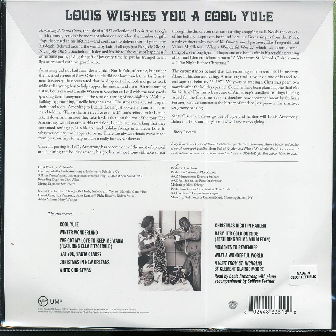 Louis Armstrong - Louis Wishes You A Cool Yule (picture disc)