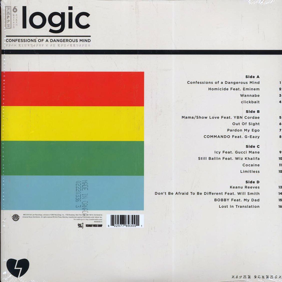 Logic - Confessions Of A Dangerous Mind (2xLP)