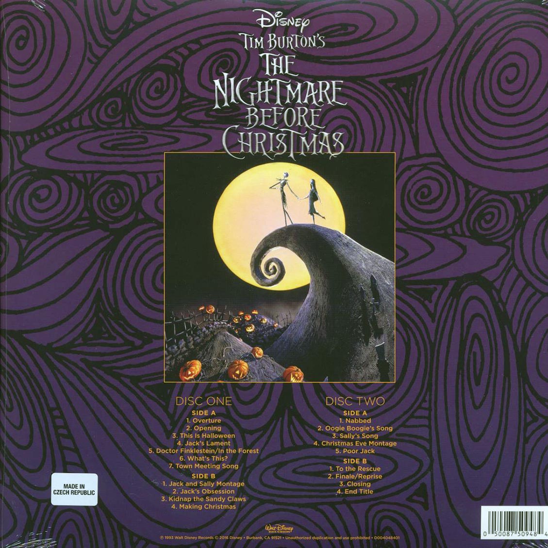Danny Elfman - Tim Burton's The Nightmare Before Christmas (Original Motion Picture Soundtrack) (ltd. ed.) (ltd. ed.) (2xLP) (colored vinyl)