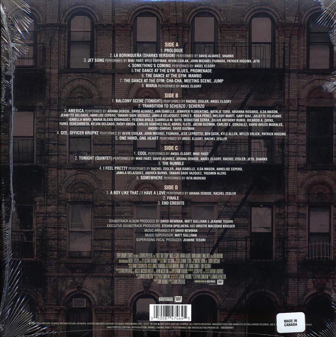 Leonard Bernstein, Gustavo Dudamel - West Side Story: Original Motion Picture Soundtrack (2xLP) (red vinyl)