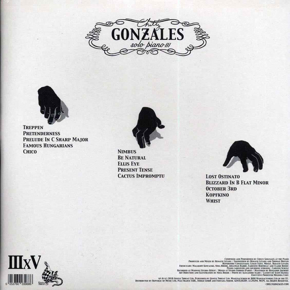 Chilly Gonzales - Solo Piano III (2xLP) (180g)