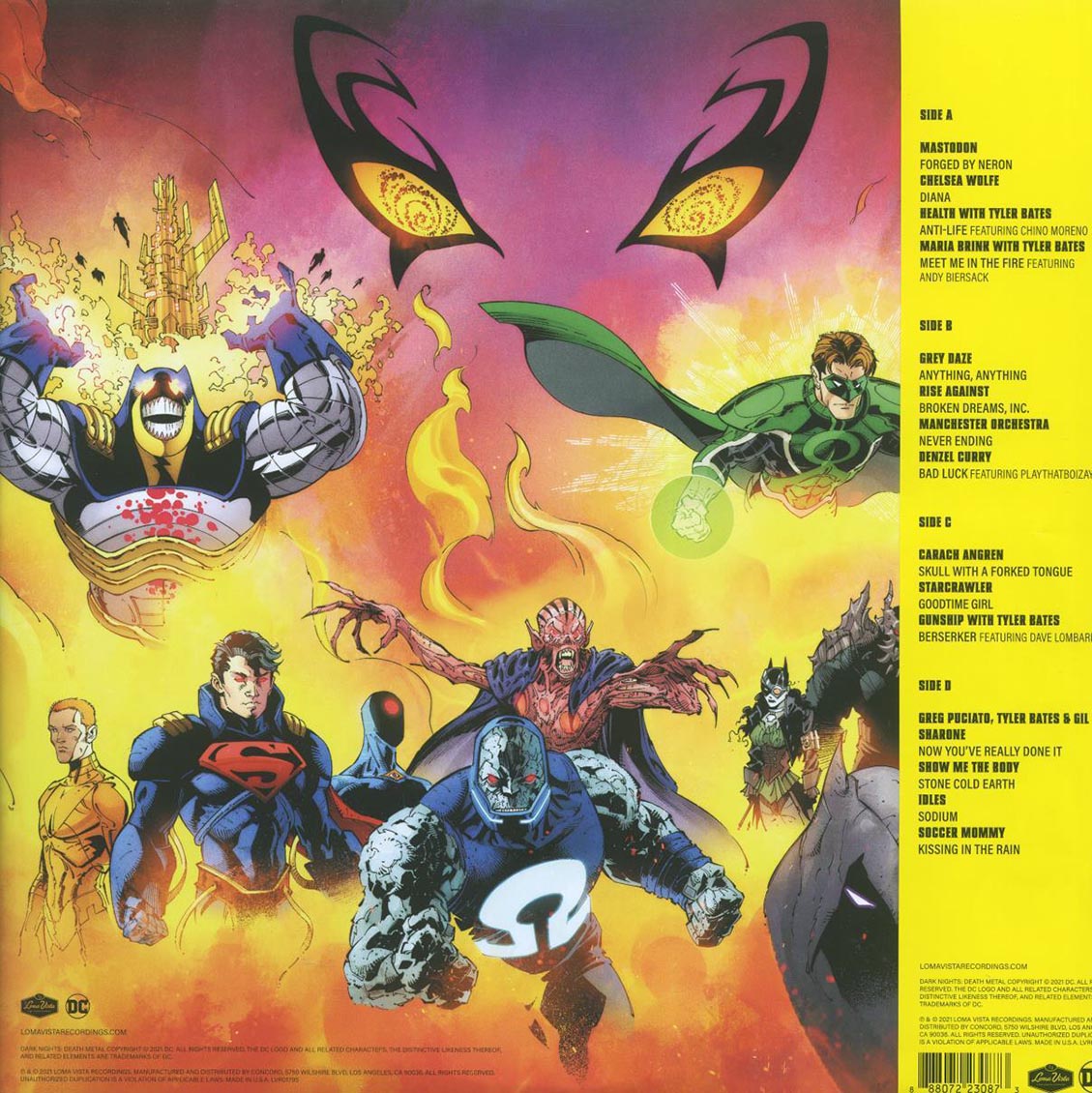 Mastodon, Heath, Tyler Bates, Rise Against, Soccer Mommy, Etc. - Dark Nights: Death Metal Soundtrack (2xLP)