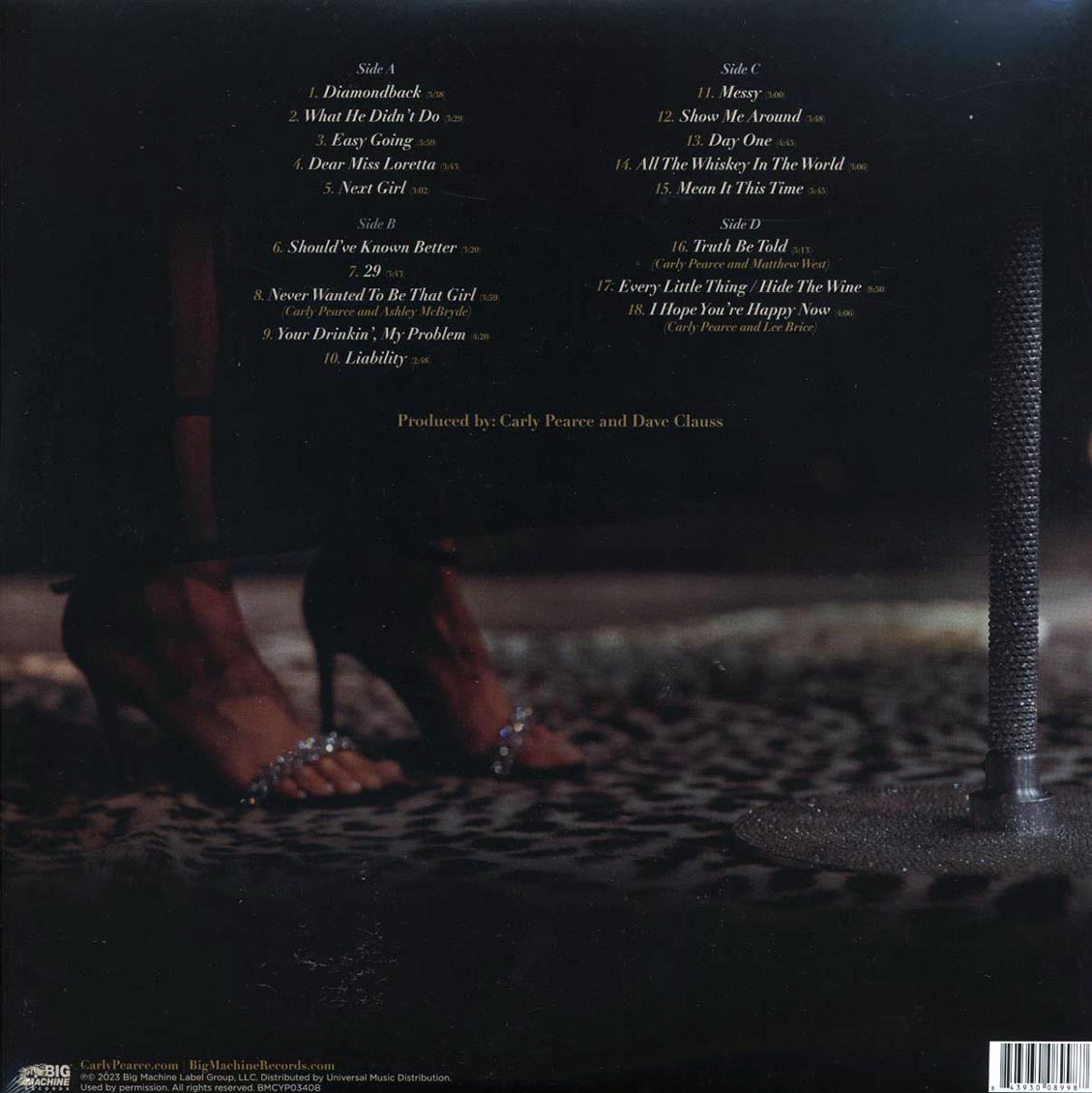 Carly Pearce - 29: Written In Stone, Live From Music City (2xLP) (gold vinyl)