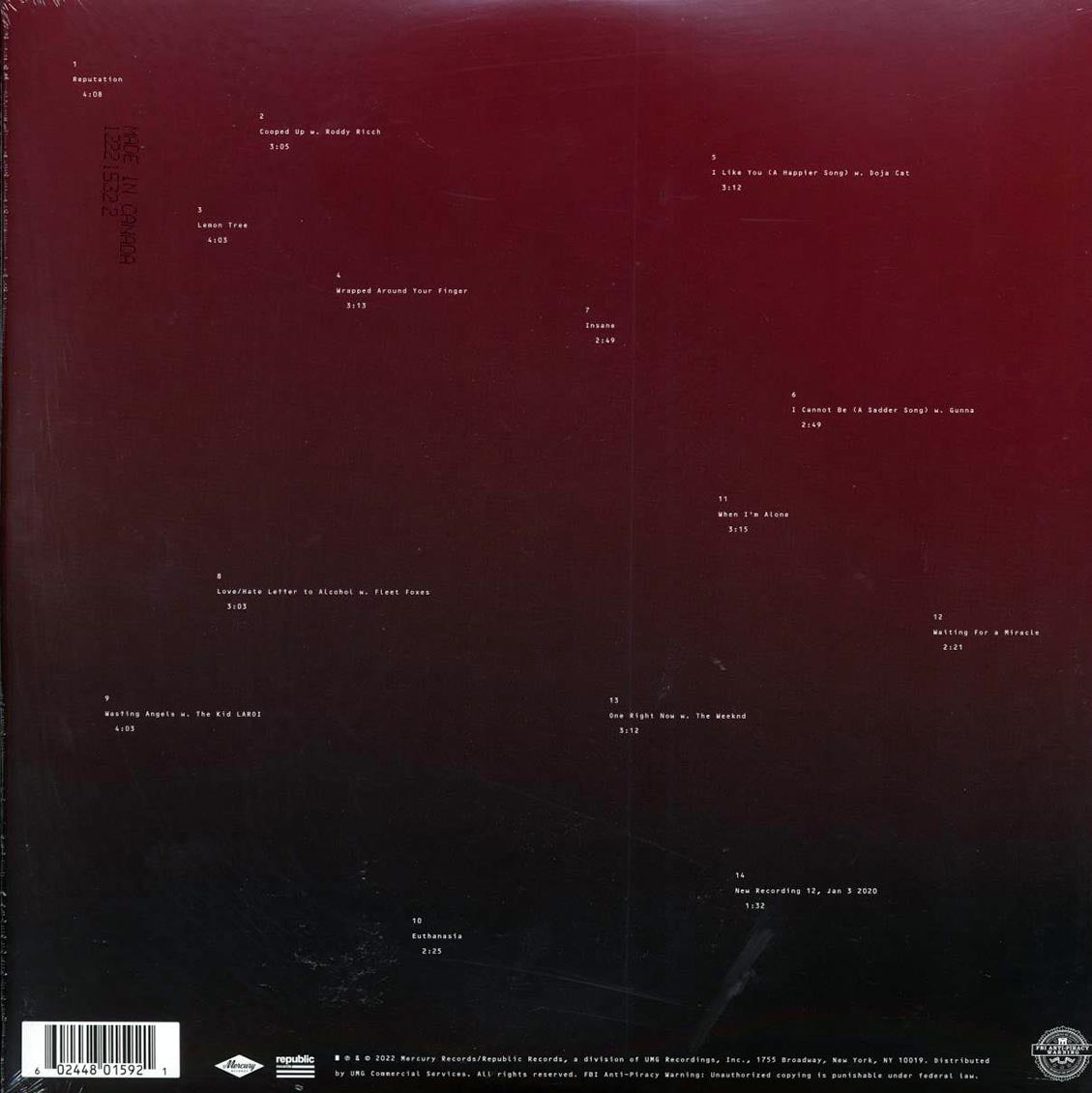 Post Malone - Twelve Carat Toothache (ltd. ed.) (2xLP) (tangerine vinyl)