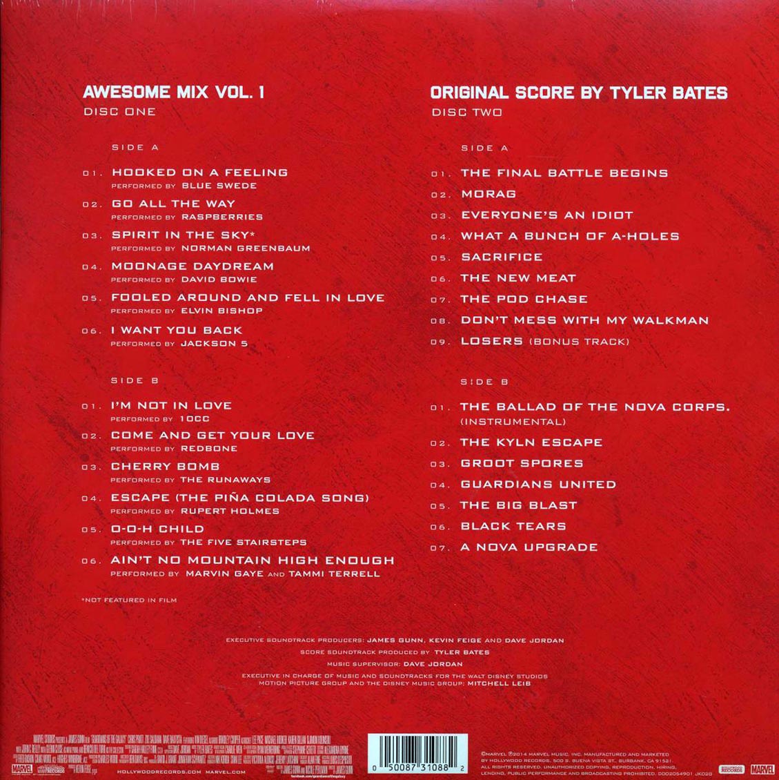 Raspberries, David Bowie, The Runaways, Blue Swede, Tyler Bates, etc. - Guardians Of The Galaxy: Deluxe Edition (2xLP) (deluxe edition)