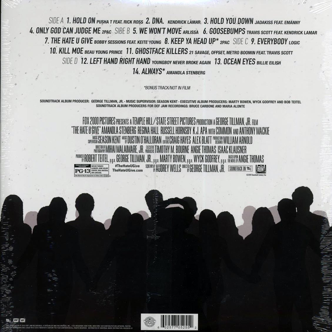 2Pac, Rick Ross, Kendrick Lamar, Logic, Offset, Etc. - The Hate You Give: Original Motion Picture Soundtrack (ltd. ed.) (2xLP)