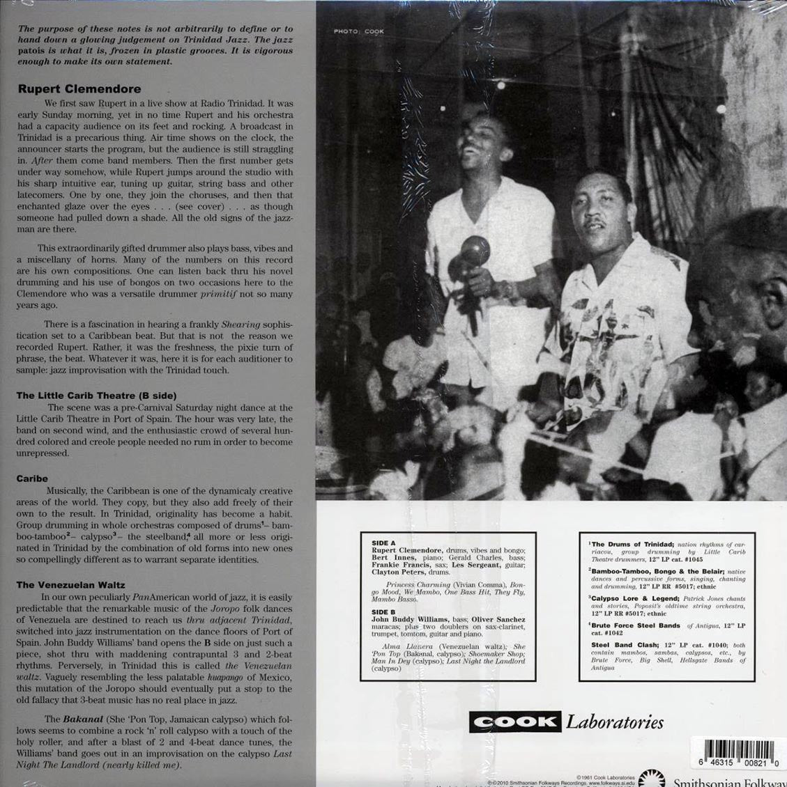 Rupert Clemendore, John Buddy Williams - Le Jazz Primitif From Trinidad