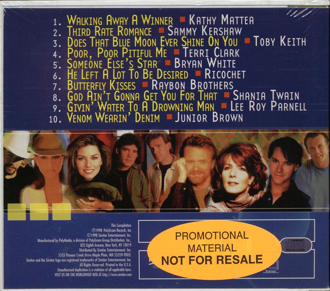 Toby Keith, Shania Twain, Kathy Matter, Sammy Kershaw, Etc. - This Is Country '99