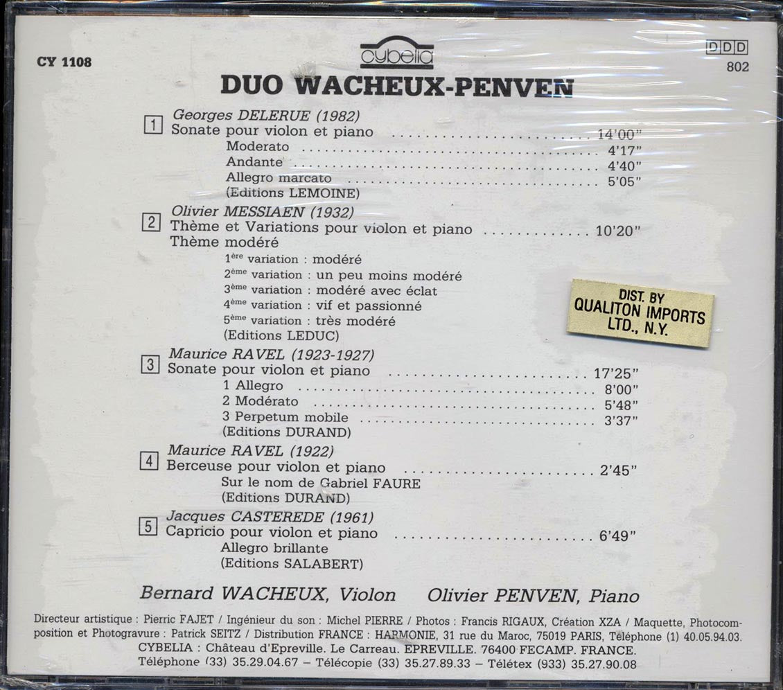 Les Solistes Francais - Duo Wacheux-Penven