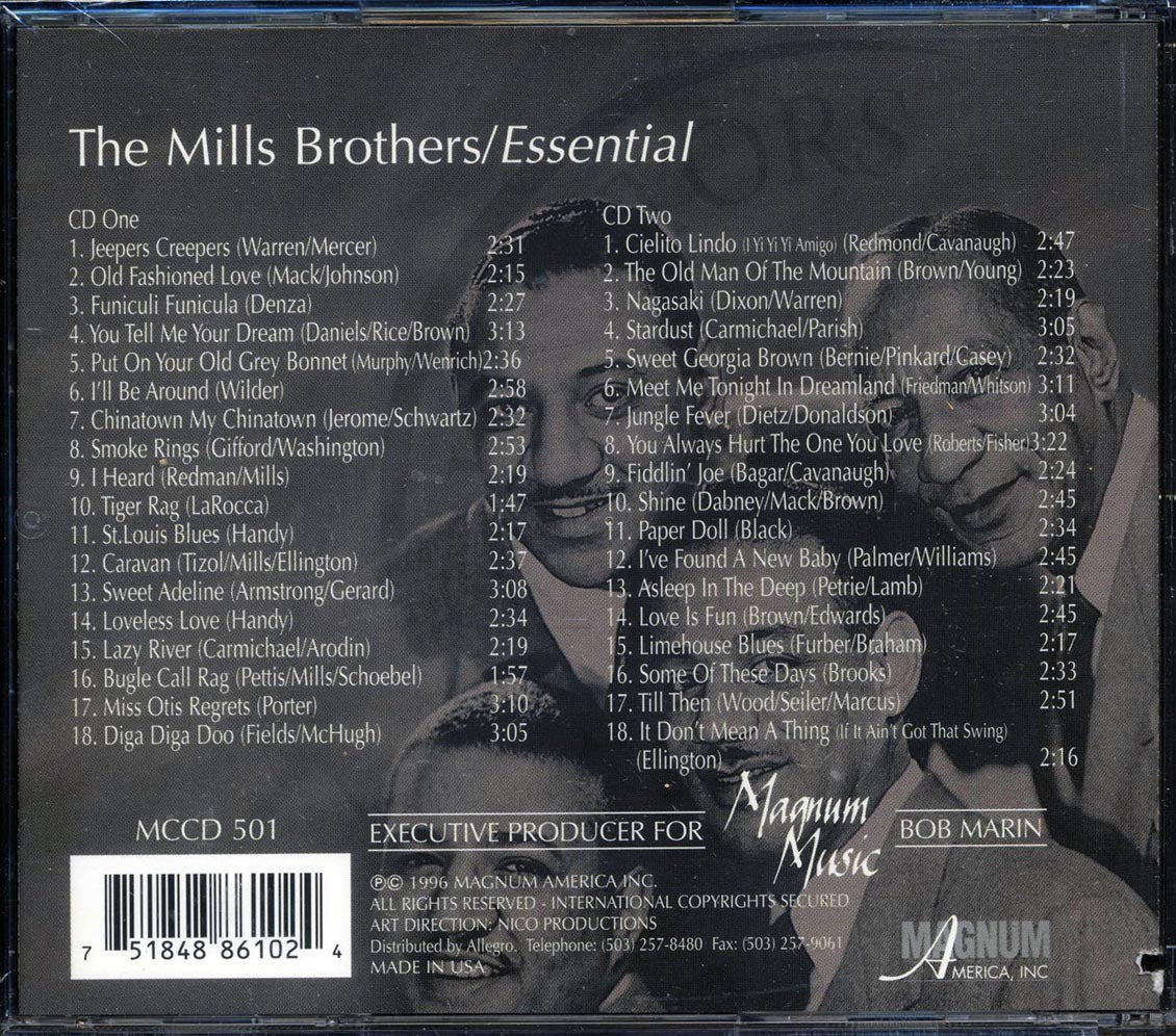 The Mills Brothers - The Essential (36 tracks) (2xCD)