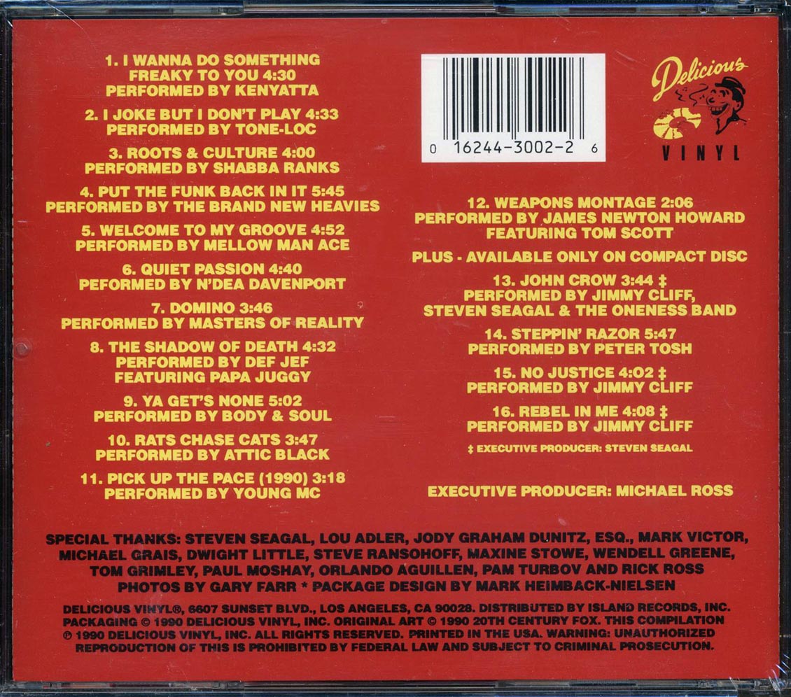 Kenyatta, Tone-Loc, Young MC, Shabba Ranks, The Brand New Heavies, Etc. - Marked For Death: Music From The Motion Picture