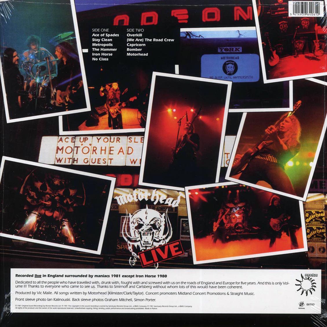 Motorhead - No Sleep 'Til Hammersmith (180g)