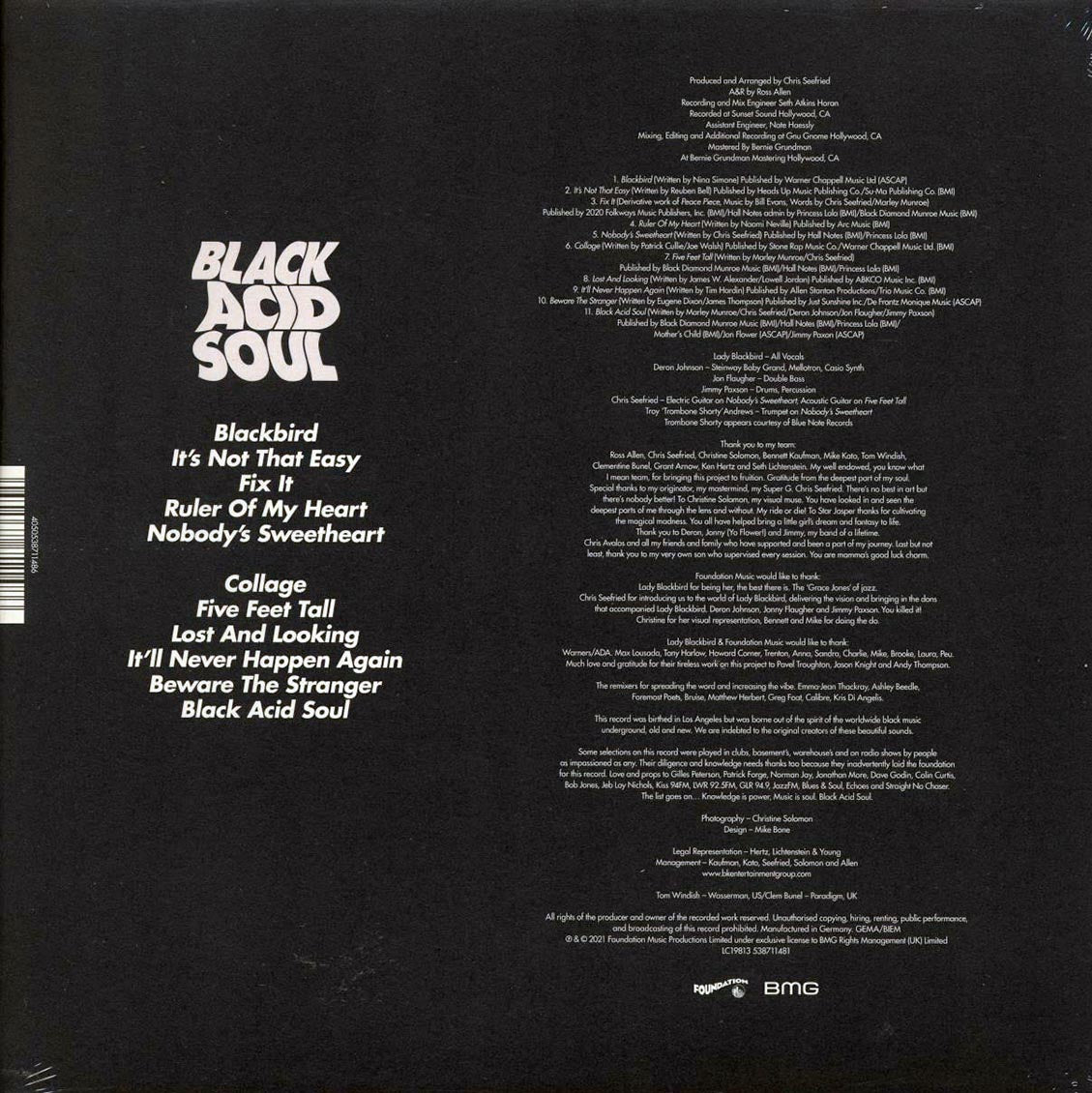 Lady Blackbiord - Black Acid Soul