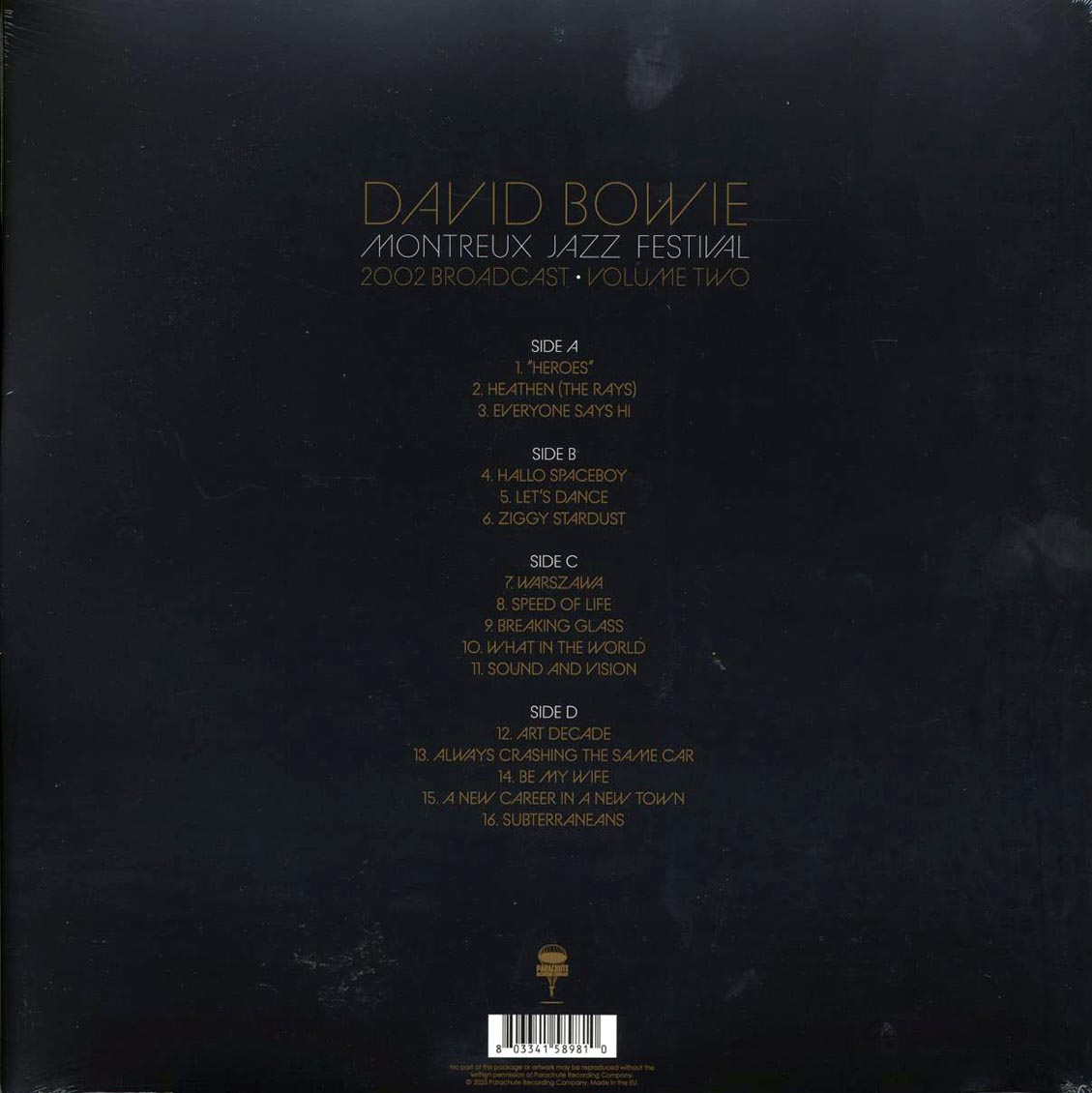 David Bowie - Montreux Jazz Festival Volume 2: 2002 Broadcast (ltd. ed.) (2xLP) (clear vinyl)
