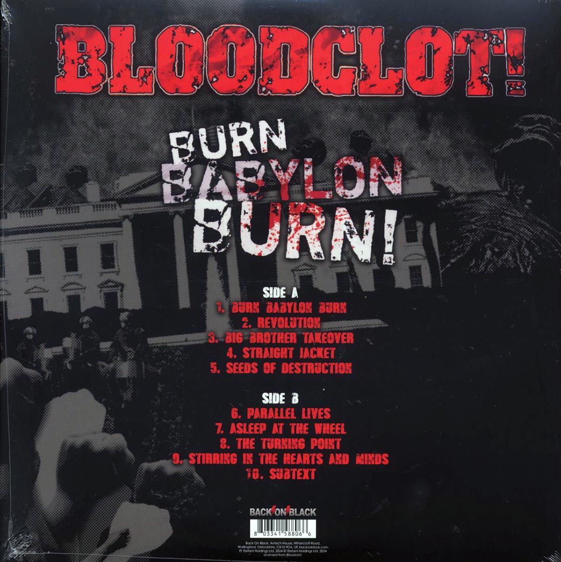 Bloodclot! - Burn Babylon Burn! (ltd. ed.) (red vinyl)
